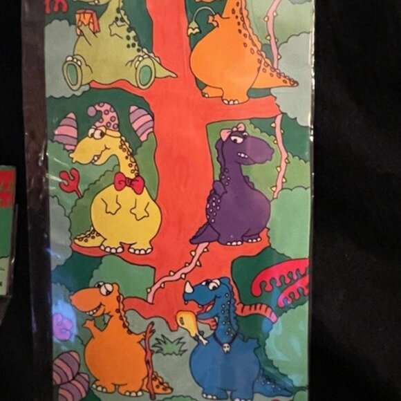 Rare 1980s Russ Berrie Dinosaur Collectible Stickers  1 pack of 4 sheets New - Picture 6 of 6